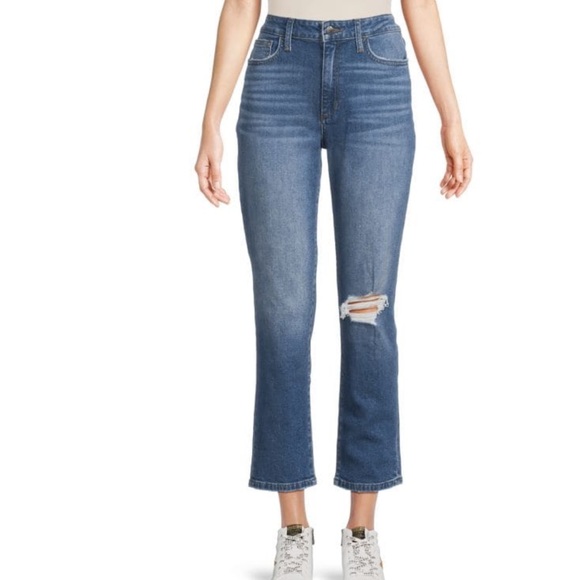 Joe’s Jeans NWT $159 High Rise Kenina Wide Leg Crop Flawless Jeans 28 - Picture 2 of 11